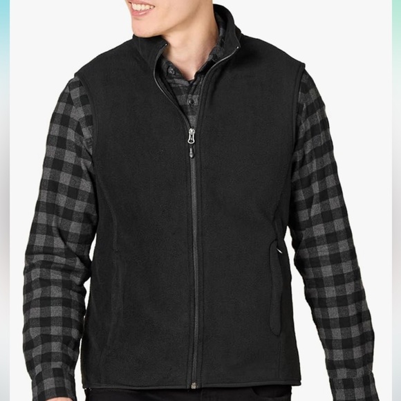 Amazon Essentials Men’s Full Zip up Fleece Vest - Picture 1 of 8
